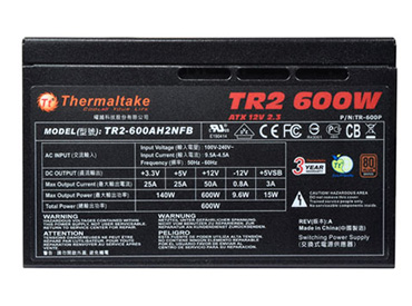 Fuente ThermalTake TR2 600W - TR2-600AH2NFB