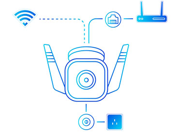 TP-Link Cámara Wi-Fi de seguridad para exteriores (Tapo C310)