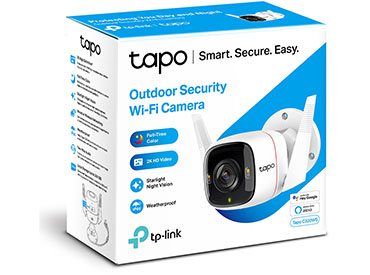 TP-Link Cámara Wi-Fi de seguridad para exteriores (Tapo C320WS)
