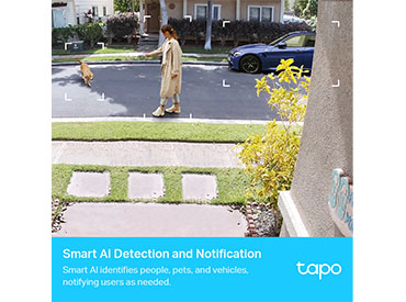 TP-Link Sistema de Cámaras de Vigilancia Inteligente Wi-Fi con Batería (Tapo C420S2)