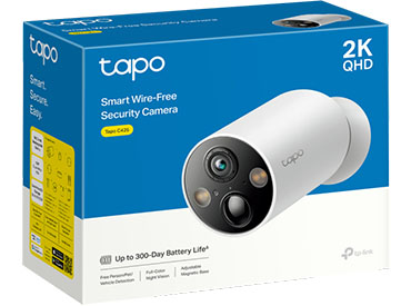 TP-Link Cámara de Seguridad Inteligente con Batería (Tapo C425)