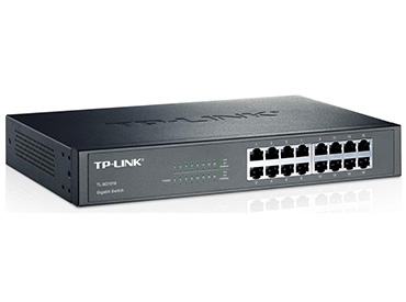 Switch TP-Link de 16 Puertos 10/100/1000Mbps (TL-SG1016) Rackeable