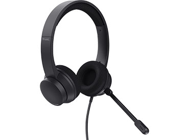 Auriculares con Micrófono para PC Trust Ayda USB-ENC