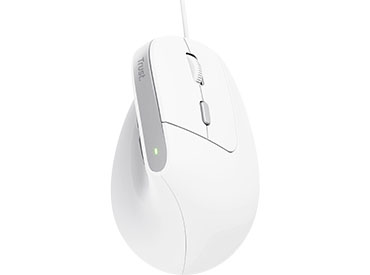 Mouse ergonómico Trust Bayo II - Blanco