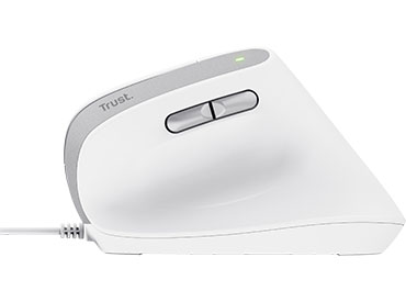 Mouse ergonómico Trust Bayo II - Blanco