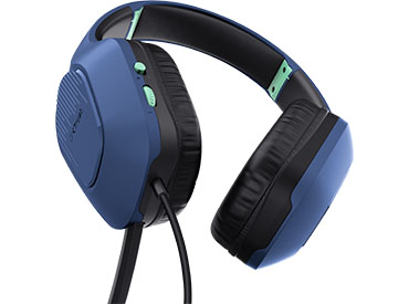 Auriculares Gaming Livianos Trust GXT 415B Zirox - Blue
