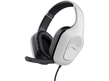 Auriculares Gaming Livianos Trust GXT 415W Zirox - White