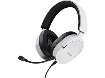 Auriculares Gaming 7.1 USB Trust GXT 490W Fayzo - White