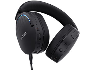 Auriculares Gaming Inalámbricos Trust GXT 491 Fayzo - Black