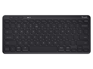 Teclado inalámbrico compacto Trust Lyra - Negro