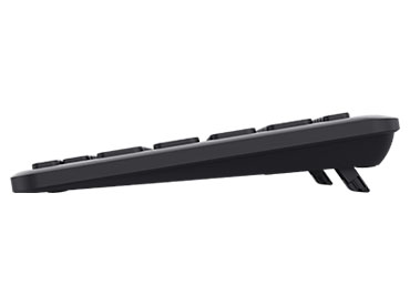 Teclado inalámbrico compacto Trust Lyra - Negro
