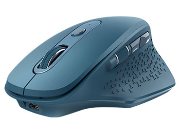 Mouse inalámbrico recargable Trust Ozaa - Azul