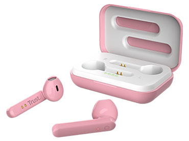 Auriculares inalámbricos Bluetooth Trust Primo Touch - Rosado