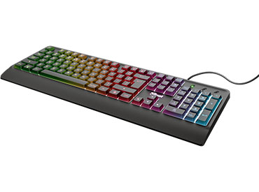Teclado Gaming con iluminación Trust Ziva