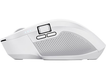 Mouse inalámbrico multidispositivo Trust Ozaa+ - Blanco