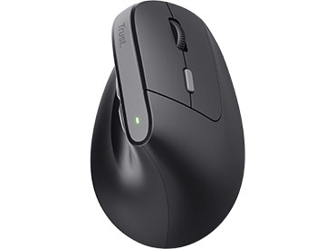 Mouse ergonómico inalámbrico Trust Bayo II - Negro