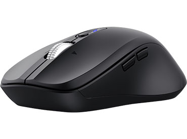 Mouse inalámbrico multidispositivo Hyperscroll Trust Ferro - Negro