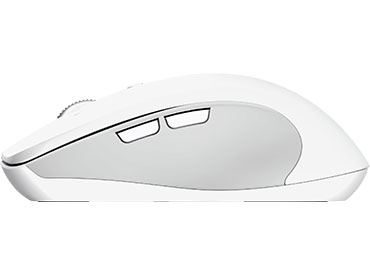 Mouse inalámbrico multidispositivo Hyperscroll Trust Ferro - Blanco