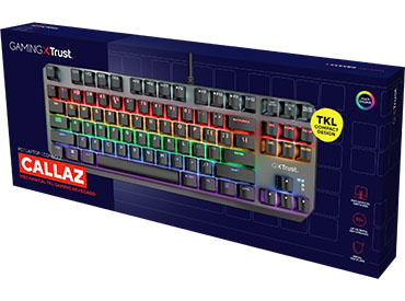 Teclado Mecánico Tenkeyless Trust GXT 834 Callaz