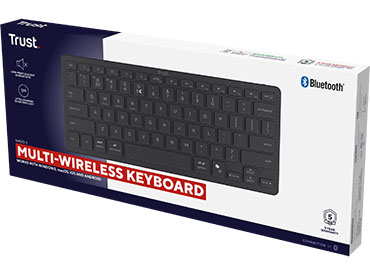 Teclado Bluetooth® multidispositivo Trust Nado II (US)
