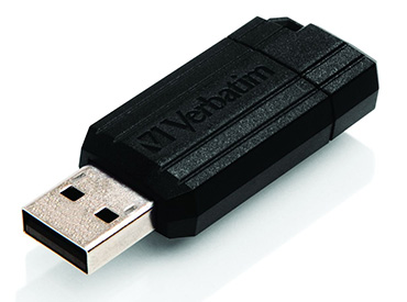 Pen Drive Verbatim PinStripe USB 128GB Negro