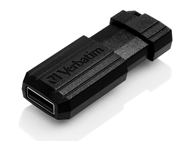 Pen Drive Verbatim PinStripe USB 128GB Negro