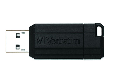 Pen Drive Verbatim PinStripe USB 128GB Negro