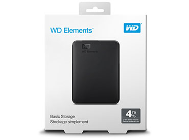 Disco Rígido portátil WD Elements 4TB USB 3.0