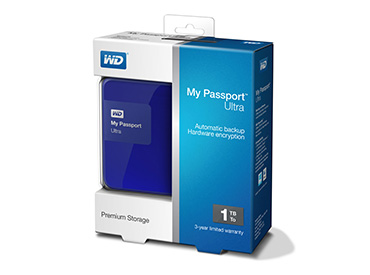 Disco Rígido portátil WD My Passport Ultra Noble Blue 1TB USB 3.0