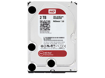 Disco Rígido WD Red 2 TB SATA3 64MB Buffer (WD20EFRX)