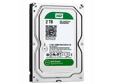 Disco Rígido WD Green 2 TB SATA3 64MB Buffer (WD20EZRX) 