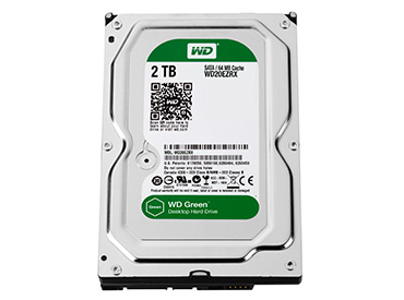 Disco Rígido WD Green 2 TB SATA3 64MB Buffer (WD20EZRX) 
