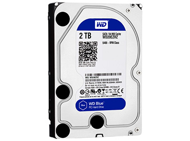 Disco Rígido WD Blue 2 TB SATA3 64MB Buffer (WD20EZRZ)