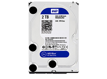 Disco Rígido WD Blue 2 TB SATA3 64MB Buffer (WD20EZRZ)