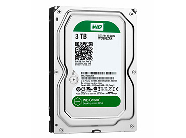 Disco Rígido WD Green 3 TB SATA3 64MB Buffer -