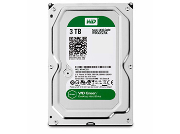 Disco Rígido WD Green 3 TB SATA3 64MB Buffer (WD30EZRX) 