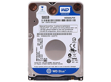 Disco Rígido para Notebook WD Blue 500 GB SATA3 8MB Buffer (WD5000LPVX)