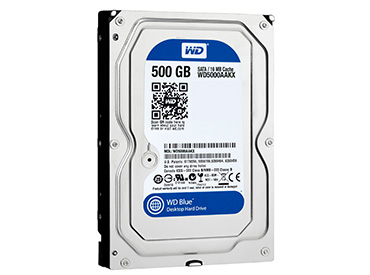 Disco Rígido WD Blue 500 GB SATA3 16MB Buffer (WD5000AAKX)