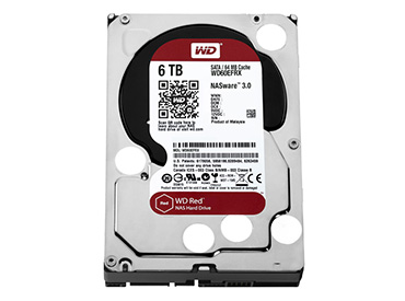 Disco Rígido WD Red 6 TB SATA3 64MB Buffer (WD60EFRX)