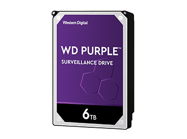 Disco Rígido WD Purple 6 TB SATA3 64MB Buffer (WD60PURZ)