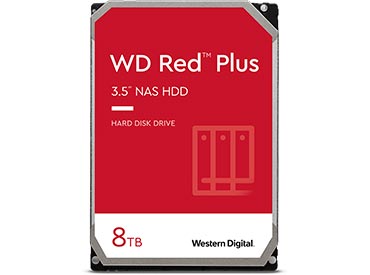 Disco Rígido WD Red Plus 8 TB SATA3 256MiB Buffer (WD80EFBX)