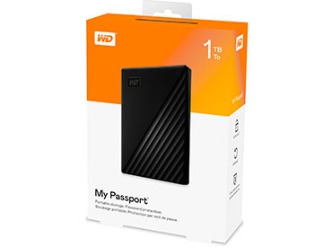 Disco Rígido portátil WD My Passport 1TB USB 3.2 Gen 1