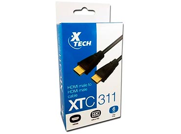 Cable XTech HDMI macho a HDMI macho 1,8 Metros (XTC-311)