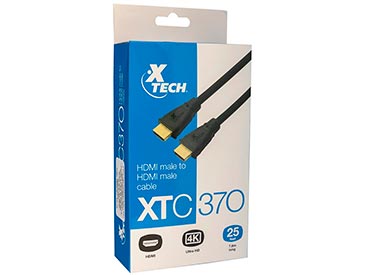 Cable XTech HDMI macho a HDMI macho 7,6 Metros (XTC-370)