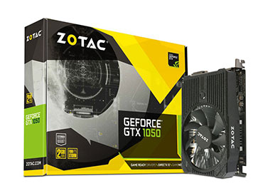 Placa de video ZOTAC GeForce® GTX 1050 Mini 2GB GDDR5