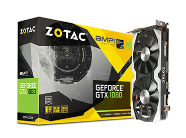 Placa de video ZOTAC GeForce® GTX 1060 AMP! Edition 6GB GDDR5