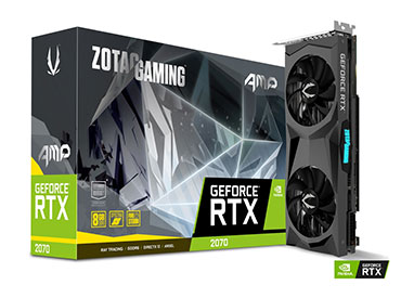 Placa de video ZOTAC GAMING GeForce® RTX 2070 AMP 8GB GDDR6