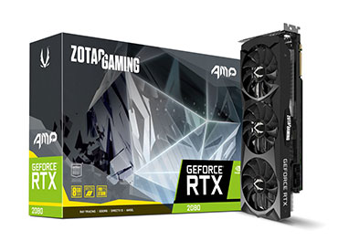 Placa de video ZOTAC GAMING GeForce® RTX 2080 AMP 8GB GDDR6