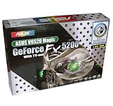 Placa de Video ASUS GeForce FX 5200 128Mb DDR AGP 8x Tv Out