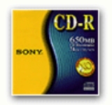 CD Vírgen SONY 74 min / 650 Mb 